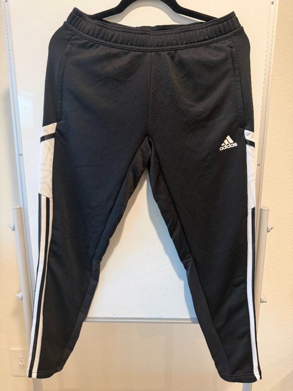 ADIDAS Aeroready track pants Black and White
